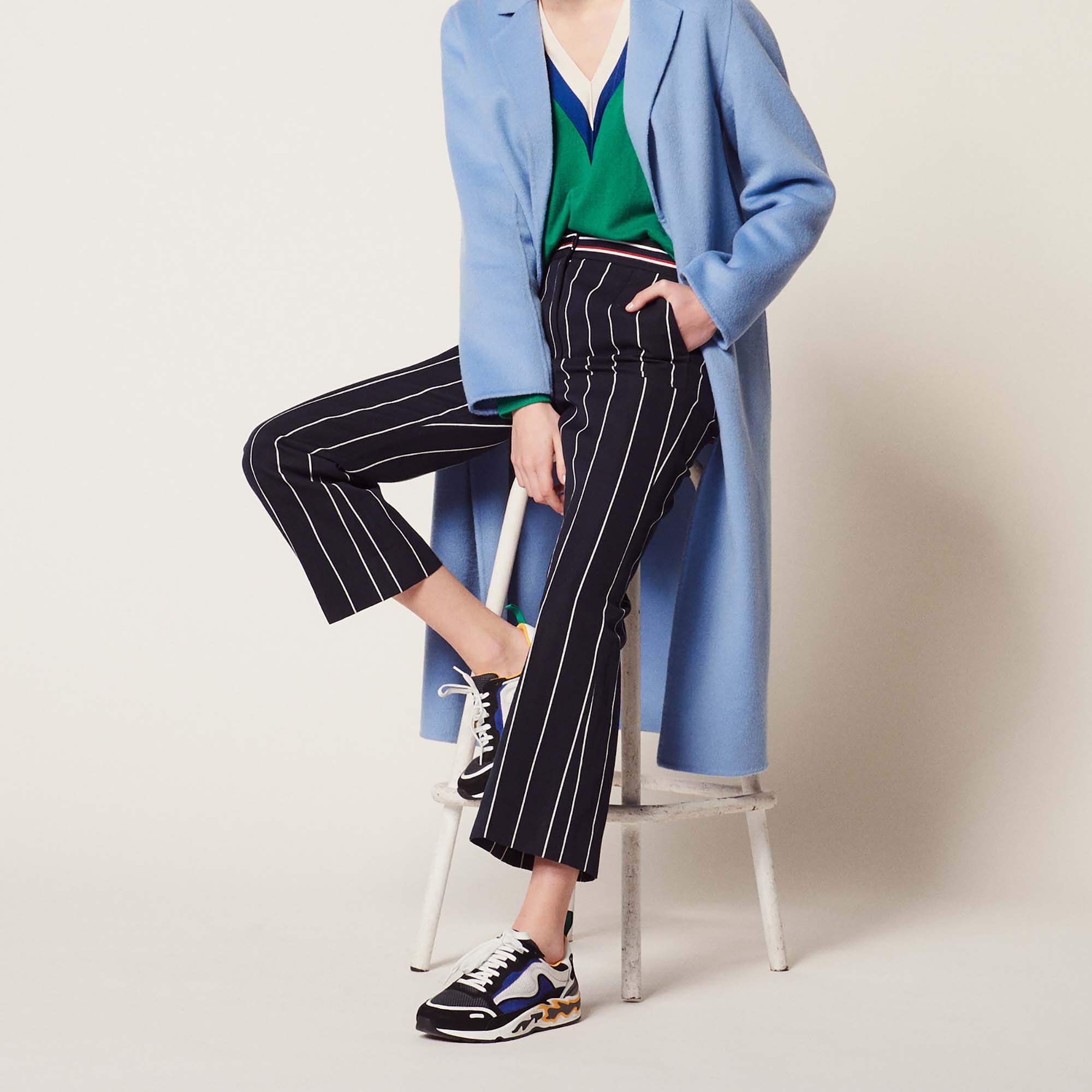 Double sided wool coat Sandro Sandro Secondhand