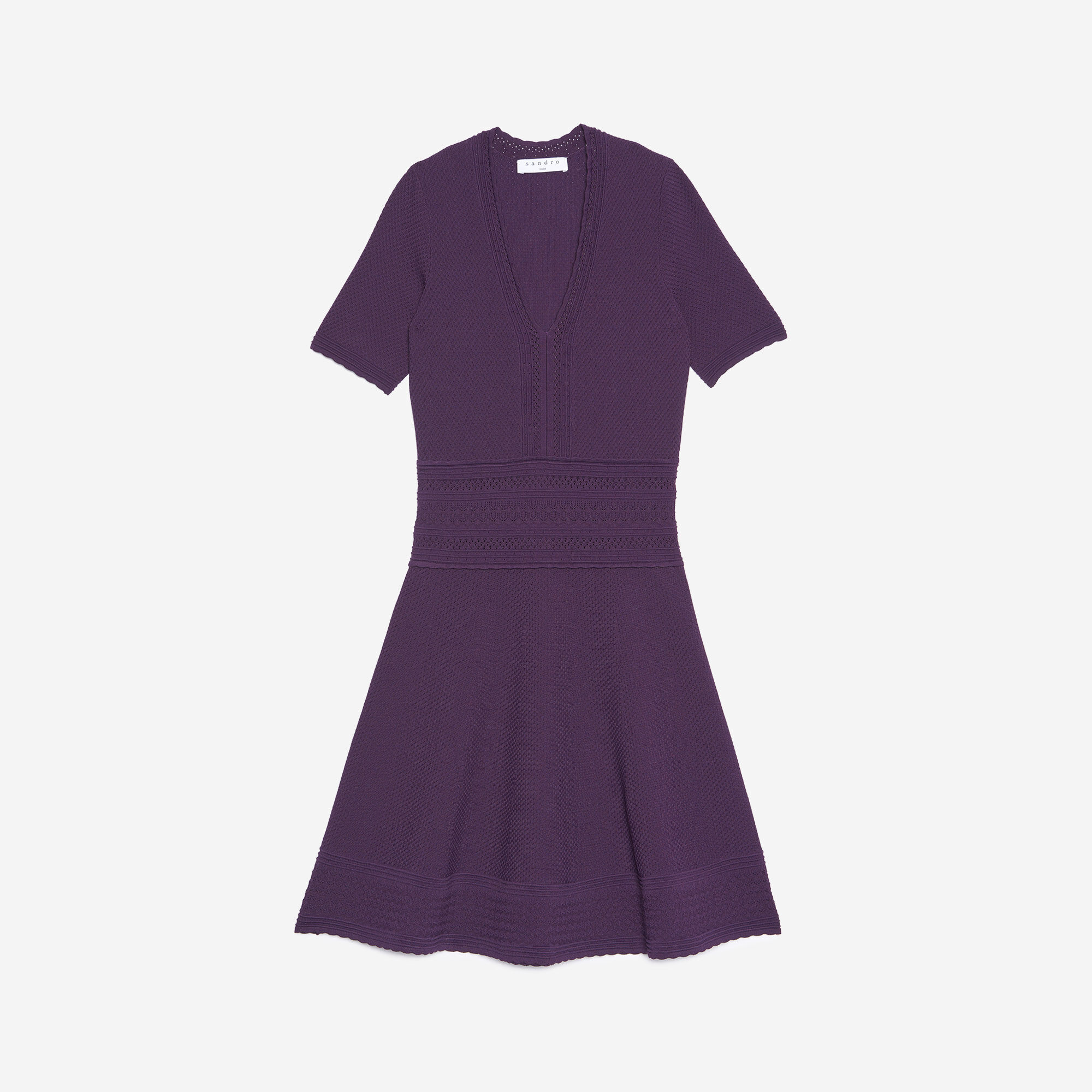 Elasticated knit dress | Sandro | Sandro Secondhand