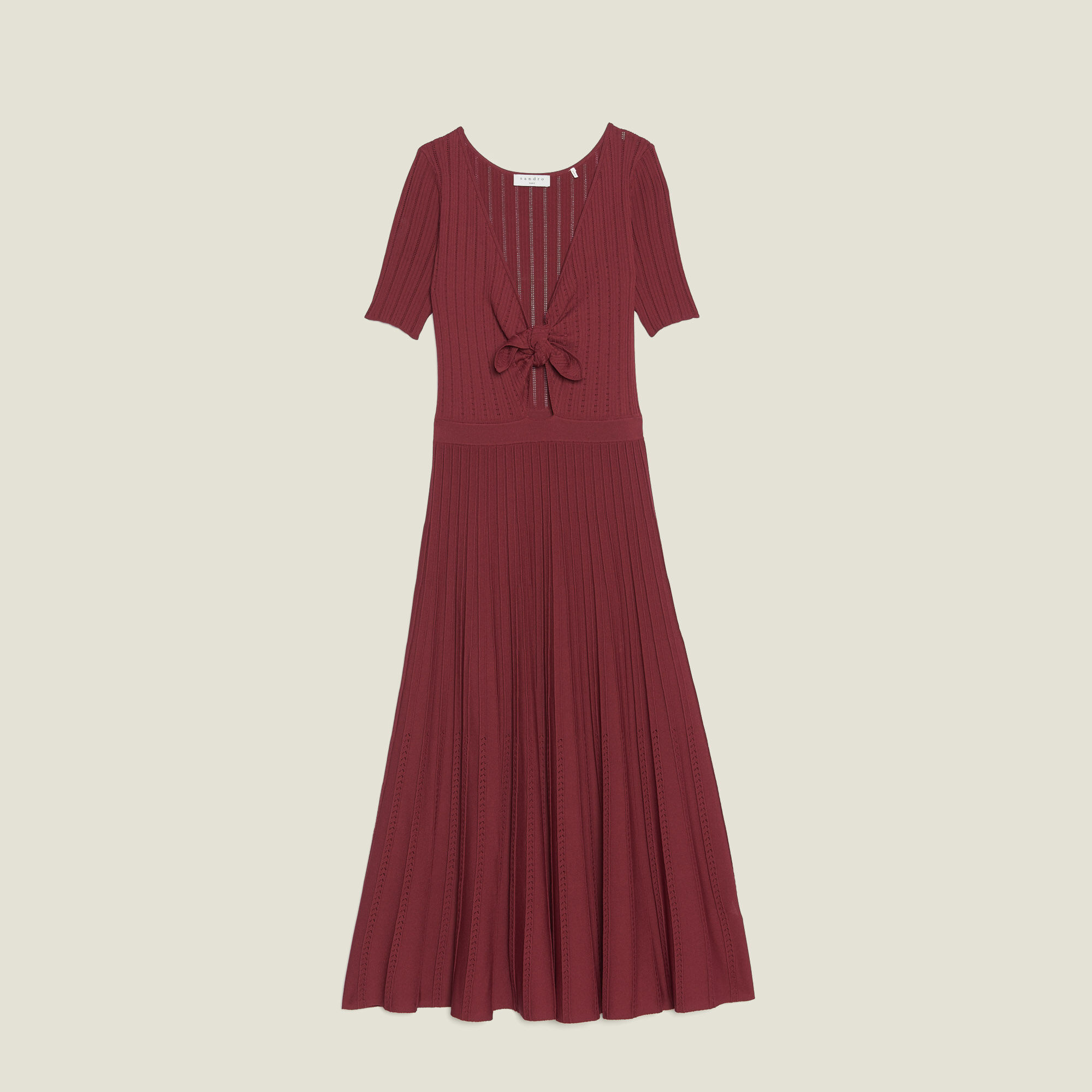 Openwork knit midi dress | Sandro | Sandro Secondhand Openwork knit midi dress | Sandro | Sandro Secondhand