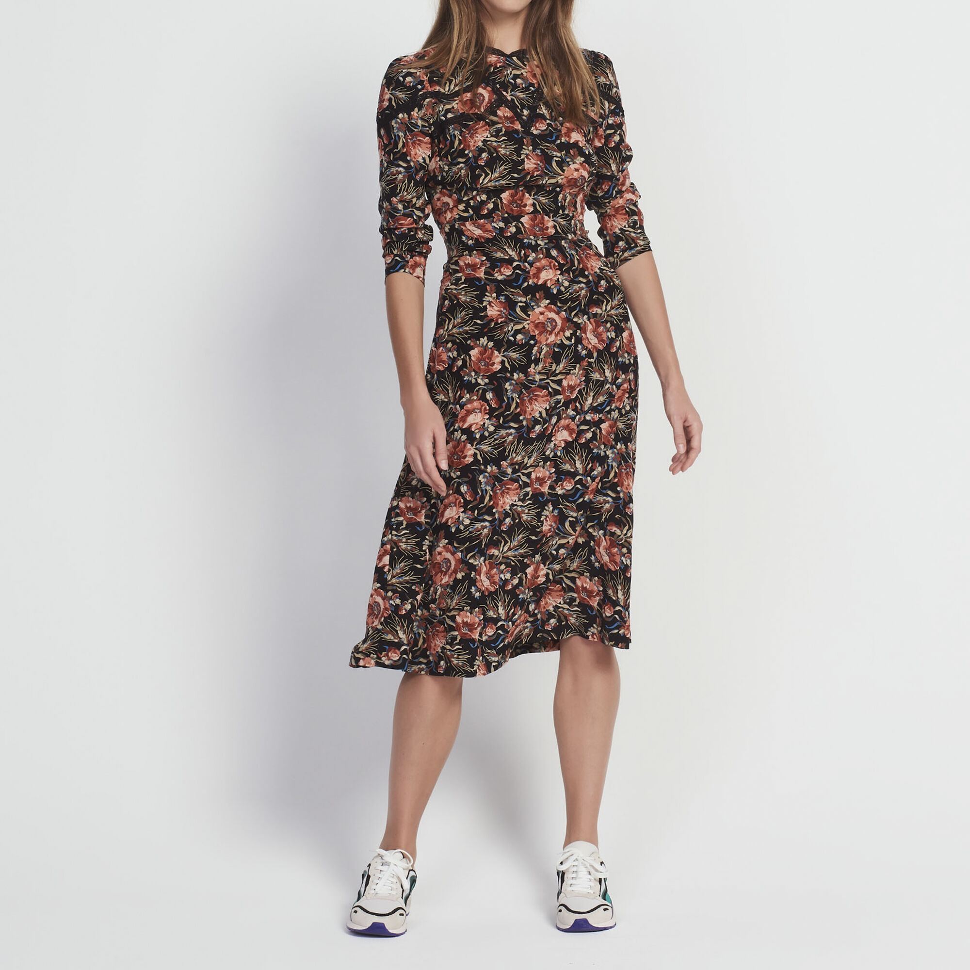 Sandro silk dress on sale