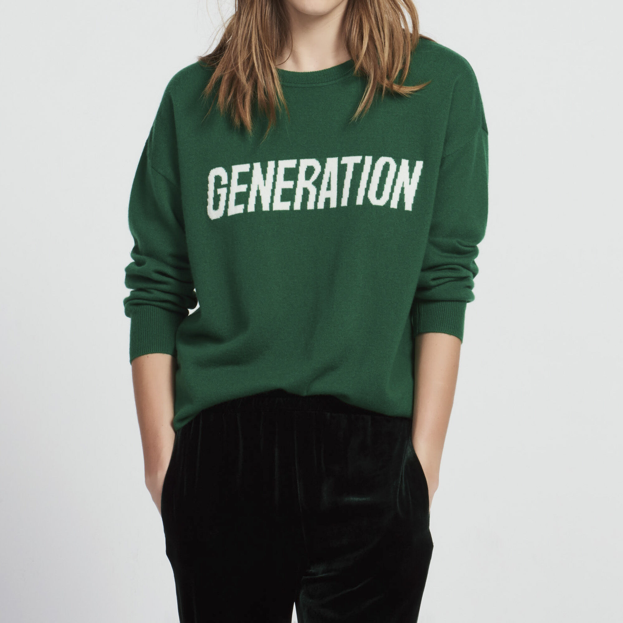 Wool and cashmere sweater Sandro Sandro Secondhand