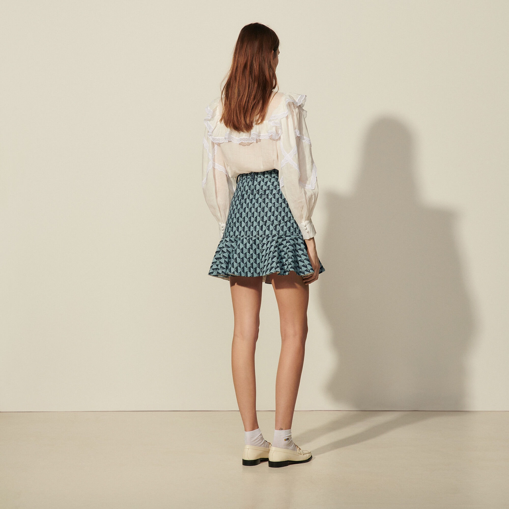 Sandro shop denim skirt