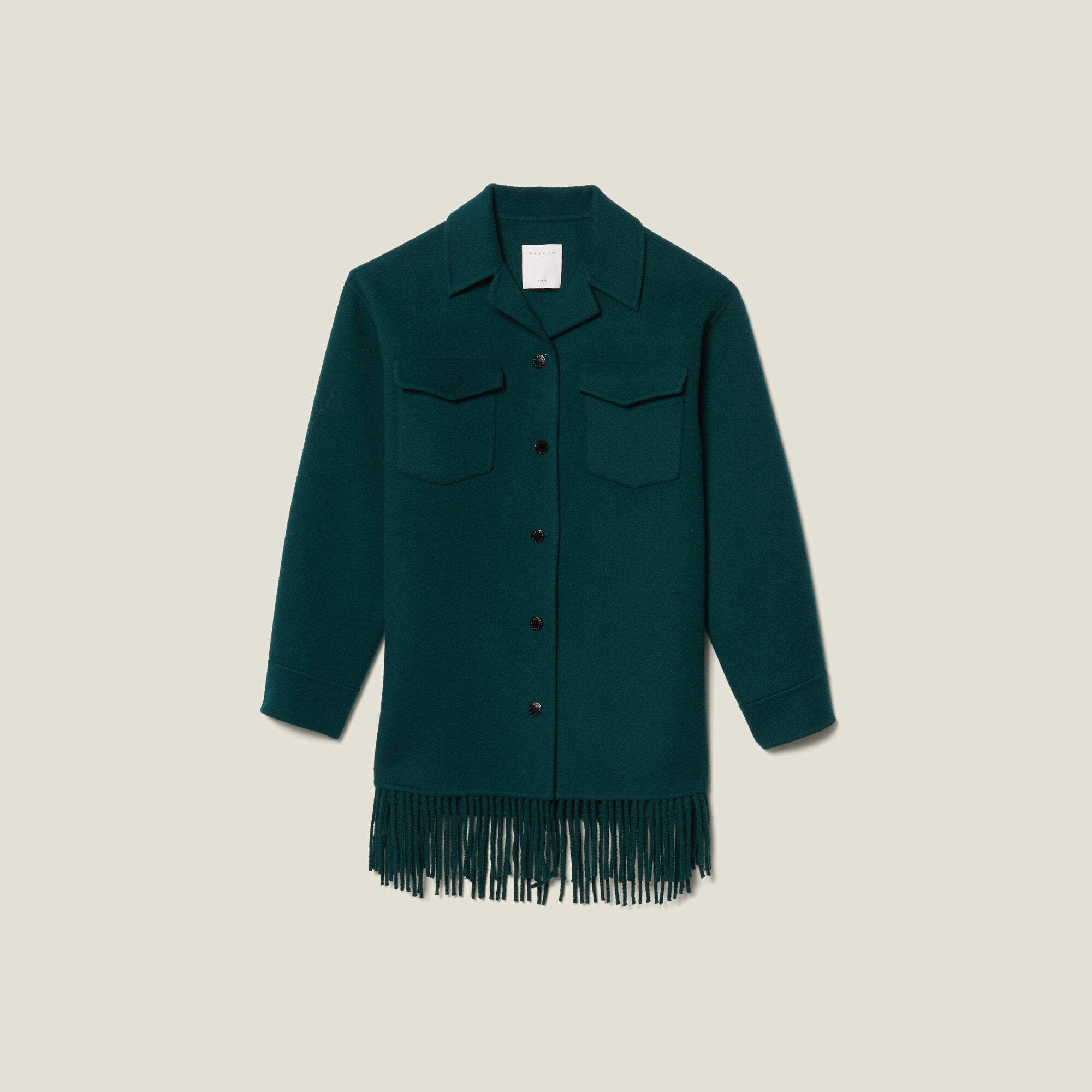 Oversized shirt jacket | Sandro | Sandro Secondhand