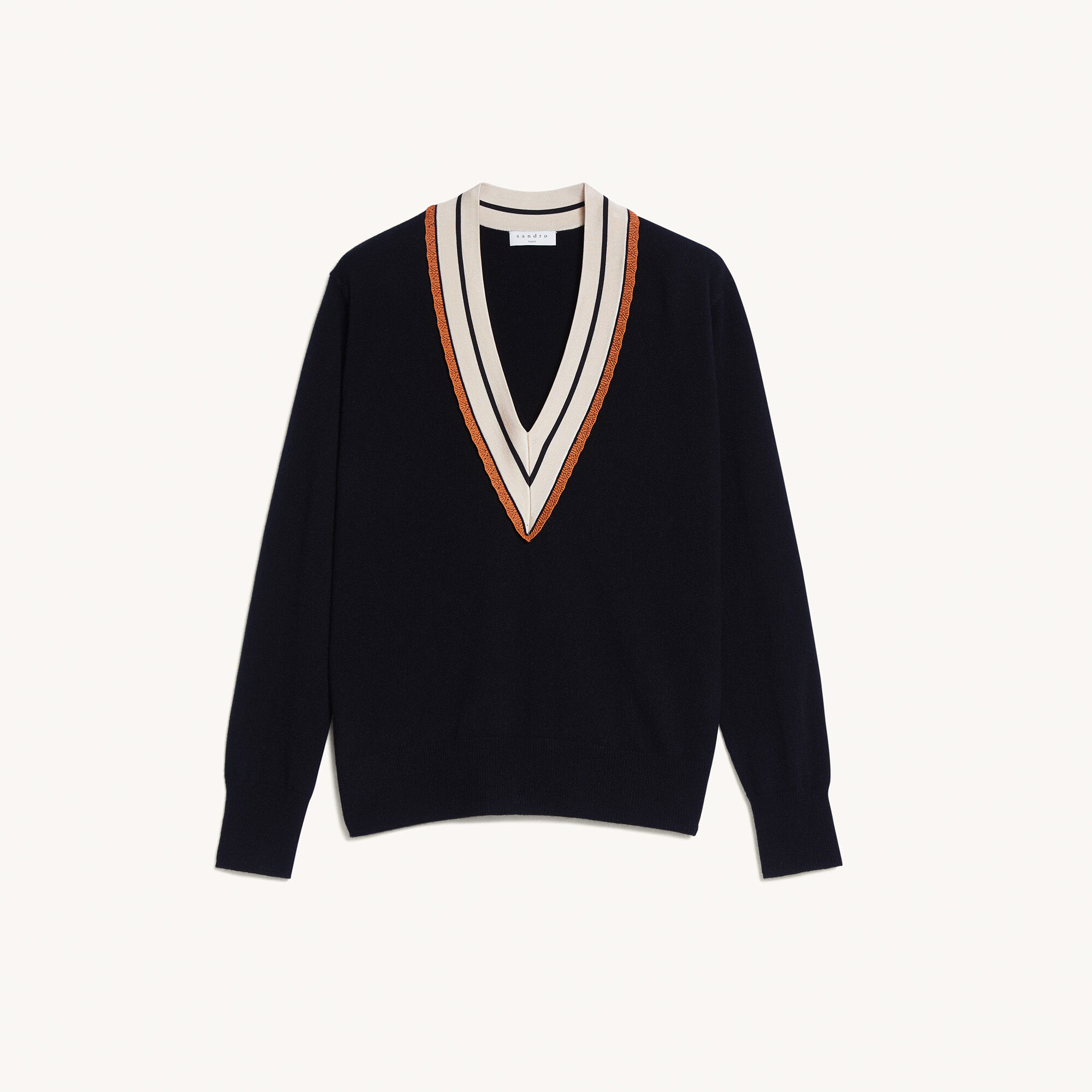 Sandro striped sweater on sale