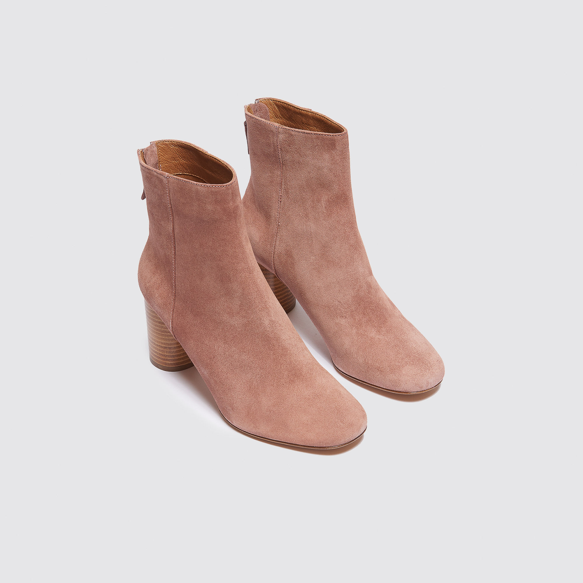 Sandro leather ankle boot store