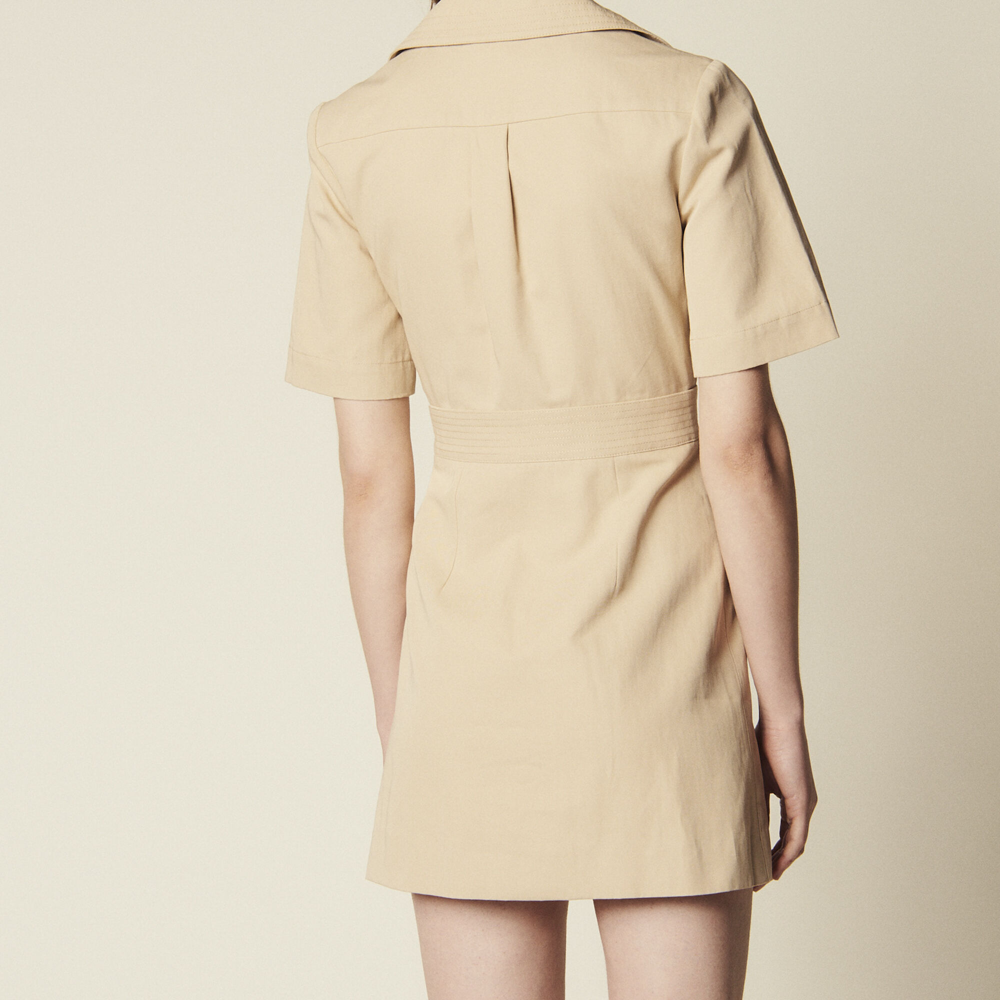 Short safari-style dress | Sandro | Sandro Secondhand